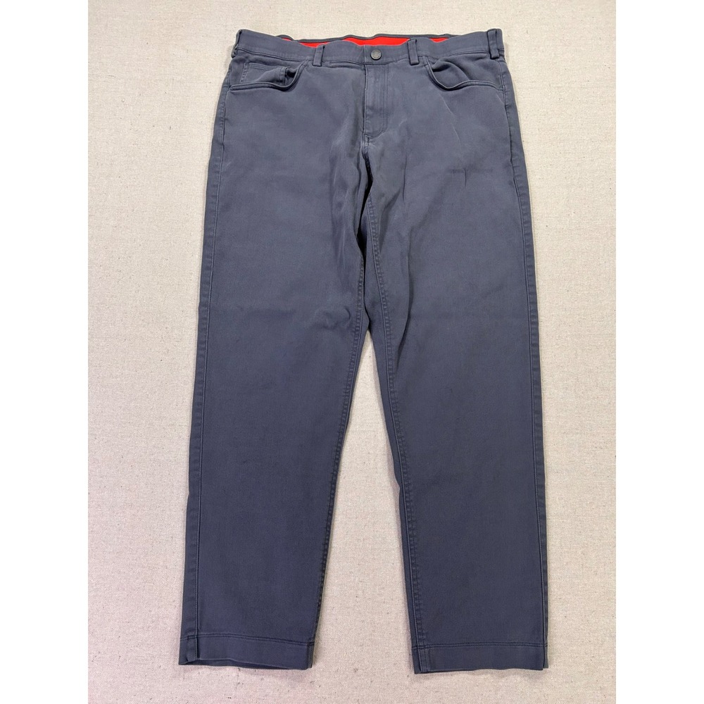 Redvanly Mens XL/30 Gray Golf Pants Performance Stretch Cotton Lyocell Trousers